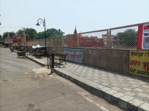 Durgakund Temple Visiter Sitting Clean View scaled