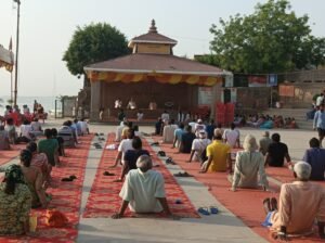 Importance of physical exercise at Assi ghat Varanasi best scaled