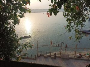 Sunrise peace at Tulsi ghat Varanasi best scaled