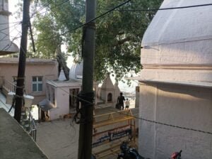 Tulsi ghat small temples view Varanasi best scaled