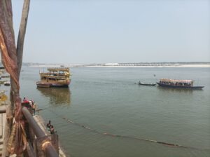Varanasi Ganga River with Fairy Ship scaled