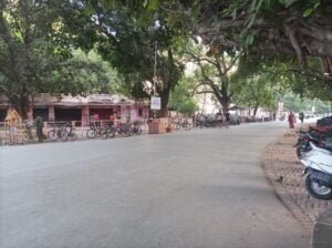 Vishwanath Temple BHU Road Morning view Varanasi best scaled