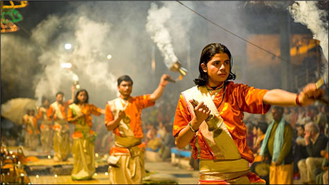 Assi ghat Aarti Image Varanasi