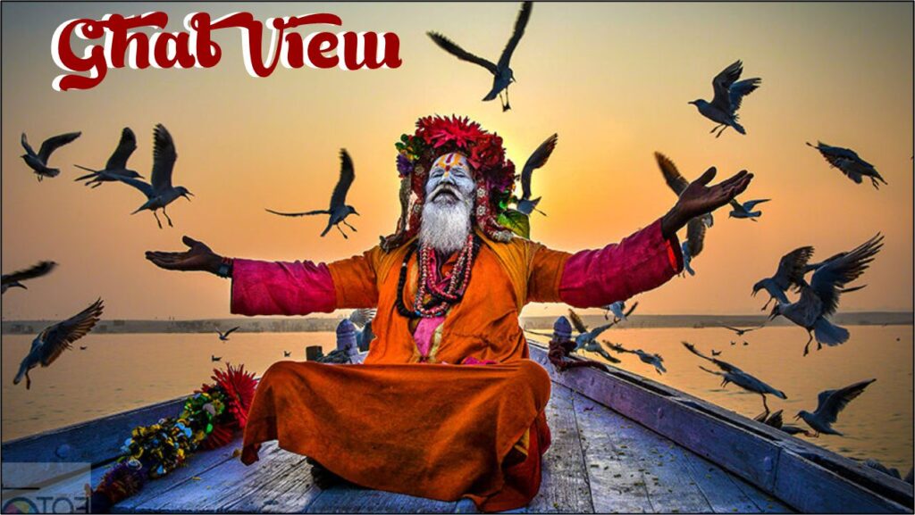 Beautiful and Attractive View of Ghats Image Varanasi