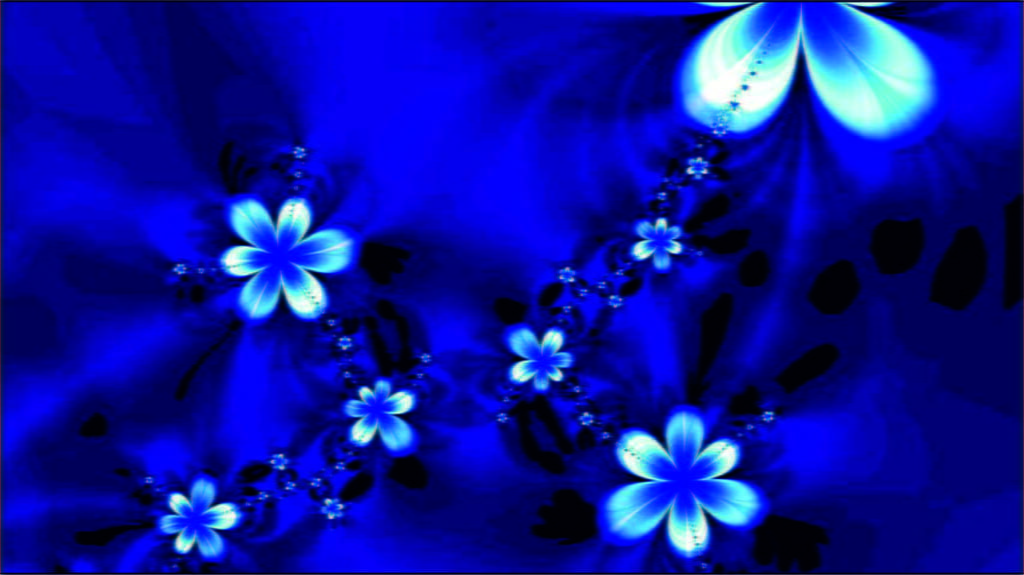 Bule Flower Background
