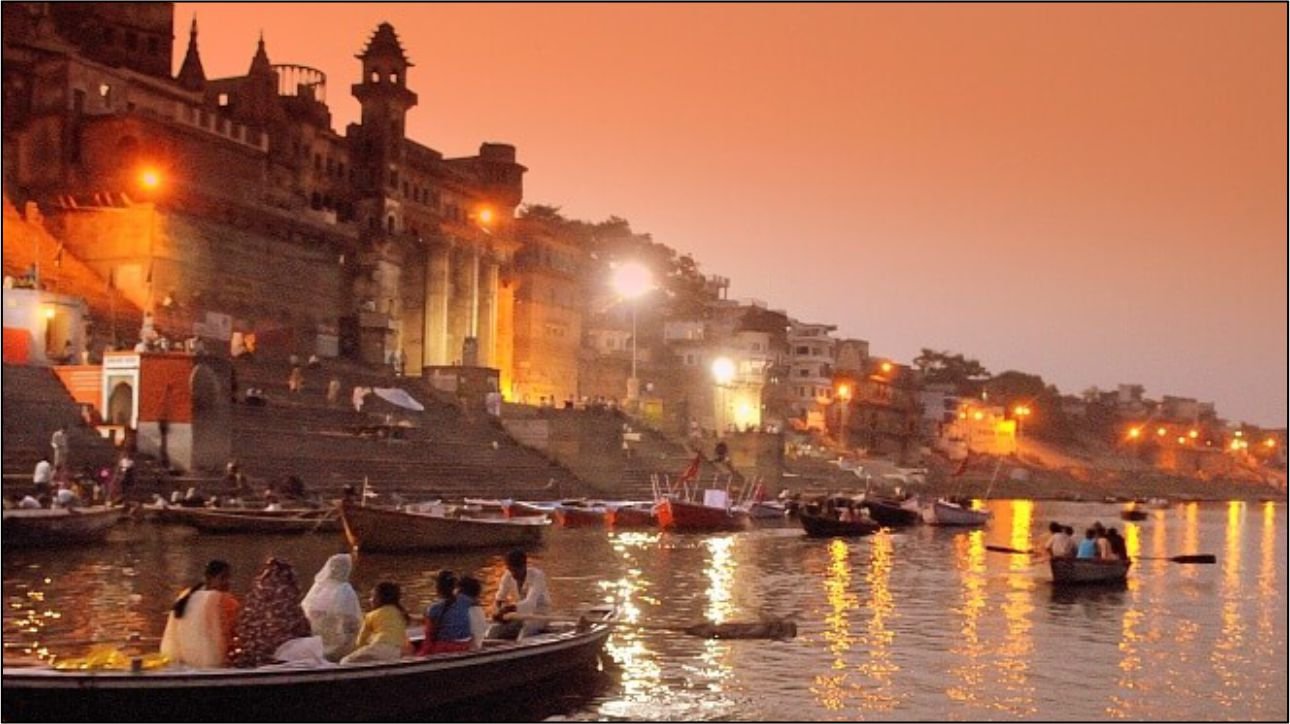Evening View of Ghat in Varanasi Best