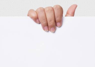 Finger Fist Holding Info Board