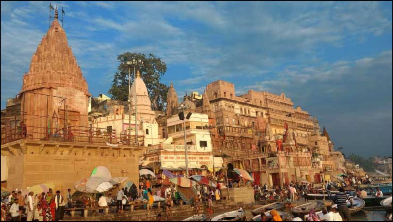 Ganga Ghat Temple Image Varanasi Best - Varanasi Best Images Free Downloads