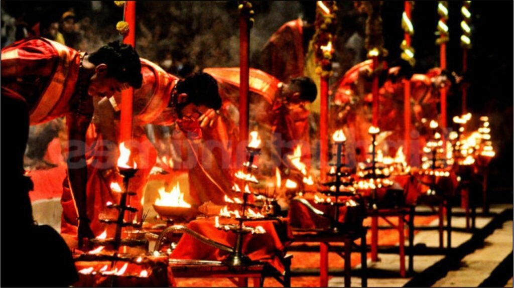 Top 10 Famous Tourist Attractions Evening Aarti in Varanasi - Varanasi Best Images Free Downloads Ganga Aarti Image Varanasi Best