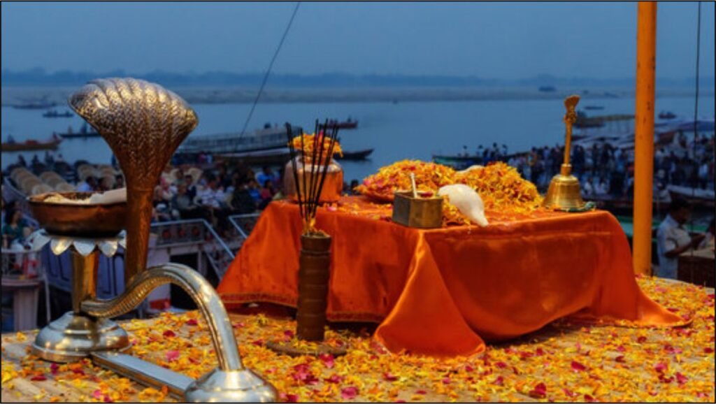 Top 10 Famous Tourist Attractions Evening Aarti in Varanasi - Varanasi Best Images Free Downloads Ganga Ghat Aarti Image Varanasi Best