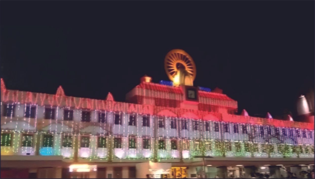 Railway Station In Republic Day Varanasi