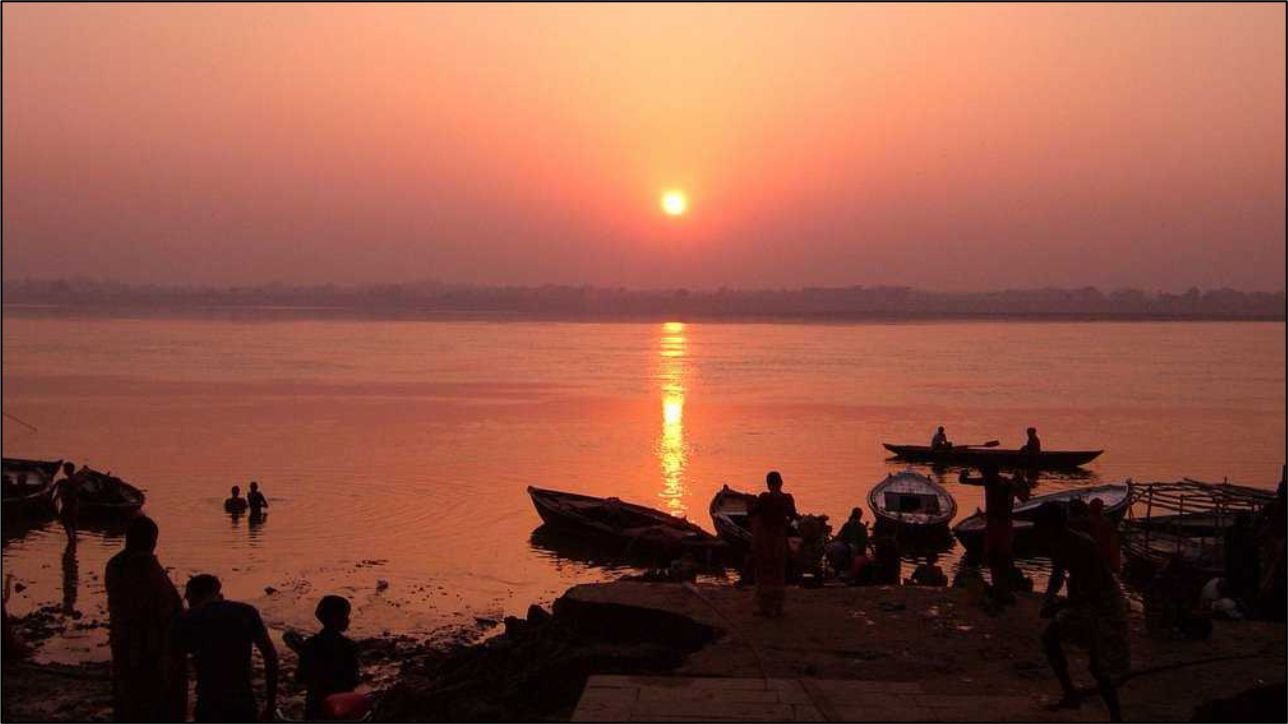 The Mornings View of Varanasi Ghat