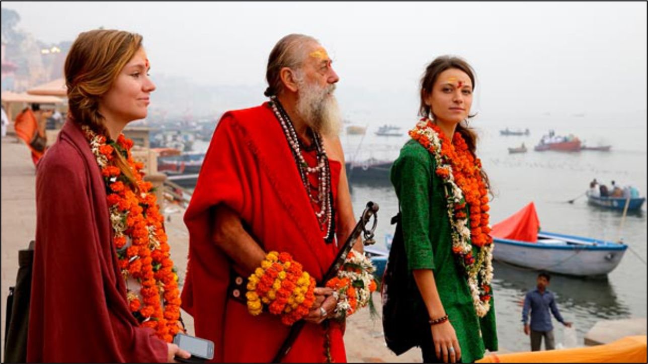 Tourist Girls Image Varanasi Best